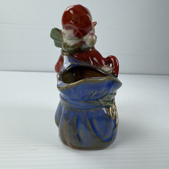 Kirkland Potters Garden Snowman Candle Holder Planter Ceramic Christmas Decor - Picture 5 of 15
